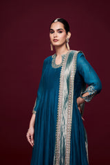 Jesmin Green Kurti Set with Dupatta