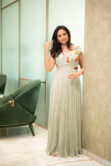 Sheena Drape Dress - Green