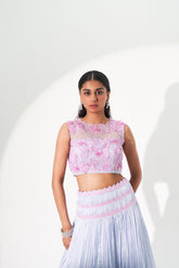 MEGAN LEHENGA - PALE BLUE LIGHT