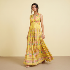 Ruby Anarakali-Yellow