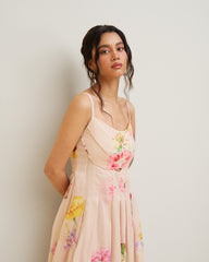 Jeni Dress- Pale Beige