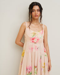 Jeni Dress- Pale Beige