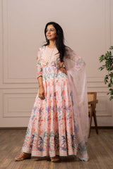 Secret Garden - Peach Anarkali RTS