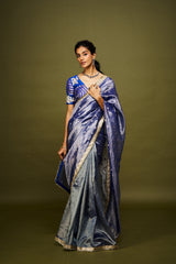 Jwala saree set - Royal blue
