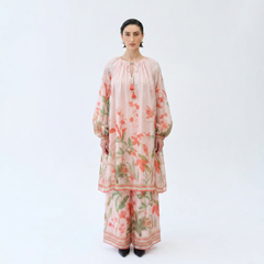 Olivia Kurtha Set-Ivory