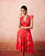 Liana Dress- Peony Pink