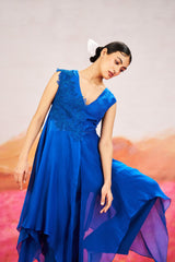 Mina Top With Bottom - Blue