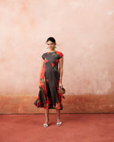 Miorah Dress- Charcoal Brown