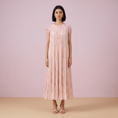 Navira Short Dress-Blue