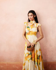 Naira Dress- Honey Cream