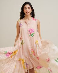 Nimra Dress- Pale Beige