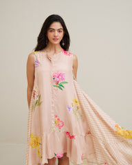 Nimra Dress- Pale Beige