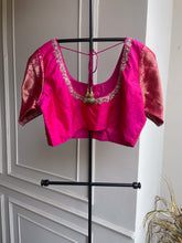 Pink Pattu Blouse