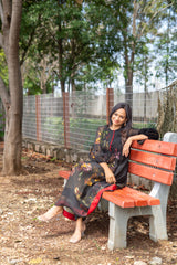 Melia Kurtha set – Black