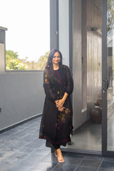 Melia Kurtha set – Black