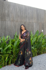 Cerea Saree set – Black