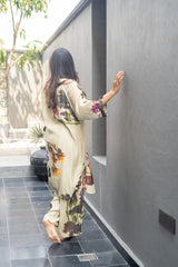 Ayla Kurtha set – Pista green