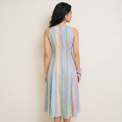 Ruhira Dress- Ice Blue