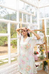 Clea kurta set - Blue RTS