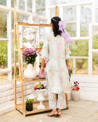 Clea kurta set - Blue RTS