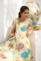 Riva dress - yellow RTS