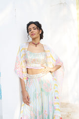 Mirna Palazzo set with cape