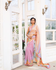 Myra Saree - Orange RTS