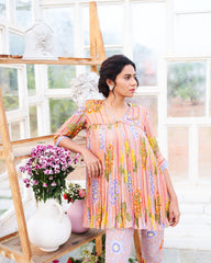 Nina kurta set - orange