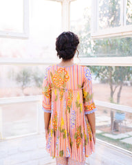 Nina kurta set - orange