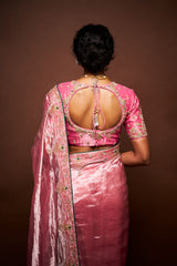 Hiraani Tissue Blouse - Pastel Pink