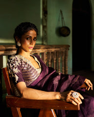 Urvi Blouse - Mulberry Wine