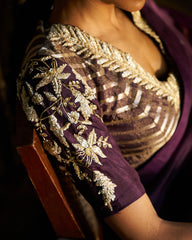 Urvi Blouse - Mulberry Wine