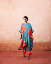 Saba Kurtha Set- Bluish Grey