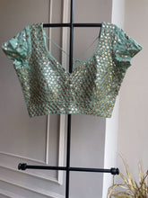 Mint Green Embroidered Blouse