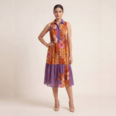 Ayla Floral Dress-Blue