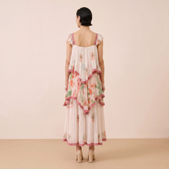 Arnica Layered Dress-Ivory