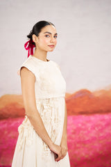 Tala Dress With Short Jacket - Ivory