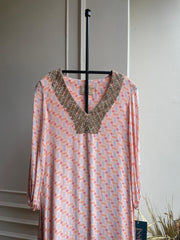 Thanu Kurtha Skirt Set - PINK