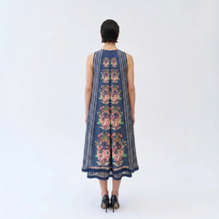 Stella layered Dress- Blue