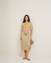 Vireya Dress- Wood Brown