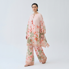 Olivia Kurtha Set-Ivory