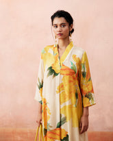 Yuki Kurtha Set- Honey Cream