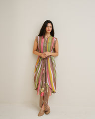 Zephy Dress- Wood Brown