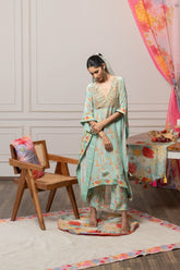 Pari Kaftan Set - Green