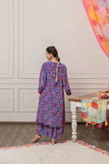 Shika Top and Pant Set - Blue