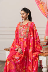 Rini Kaftan Set - Red