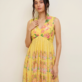 Ruby Anarakali-Yellow