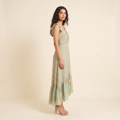Miori Long Dress- Sea Green