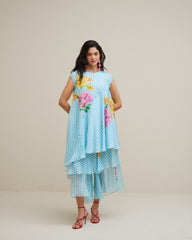Yuney Co Ord Set- Ice Blue