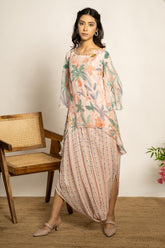 Zia Skirt Set -Peach